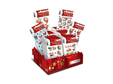 HERMA Autocollants de Noël DECOR 'Nicolas & Co.', présentoir