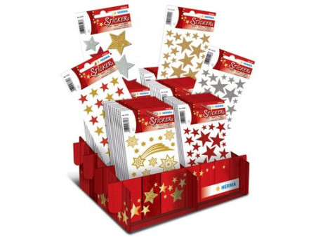 HERMA Autocollants de Noel DECOR 'moments forts', présentoir