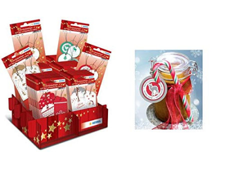 HERMA Etiquettes pour cadeau de Noel, présentoir de comptoir