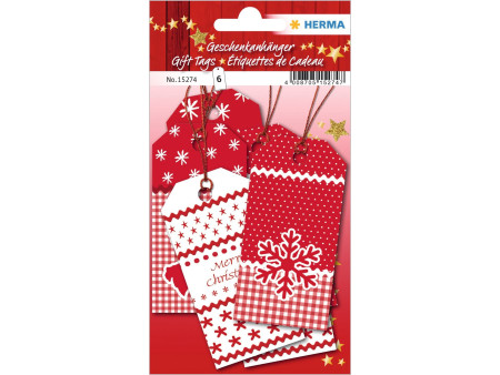 HERMA Etiquette pour cadeau de Noël 'White Christmas'