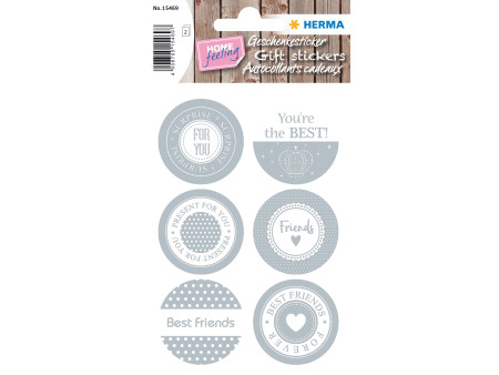 HERMA Sticker cadeau HOME 'Friends'