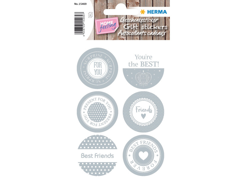 HERMA Sticker cadeau HOME 'Friends'