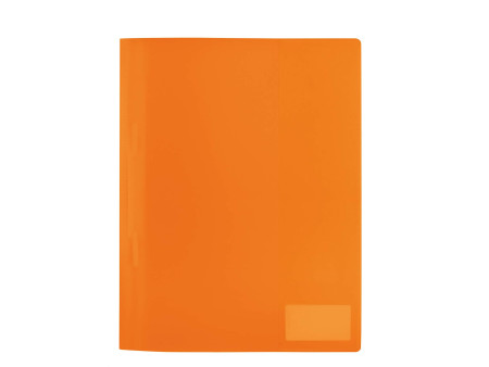 HERMA Chemise à lamelle, PP, A4, orange translucide