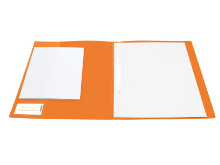 HERMA Chemise à lamelle, PP, A4, orange translucide