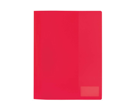 HERMA Chemise à lamelle, PP, A4, rouge translucide