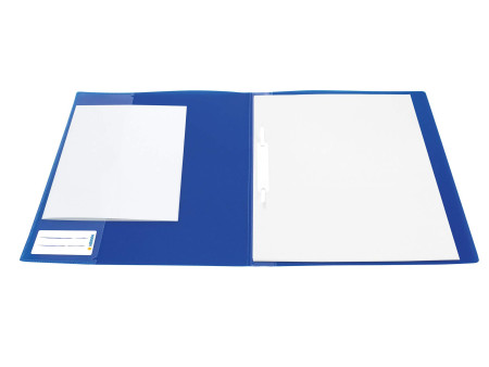 HERMA Chemise à lamelle, PP, A4, bleu foncé translucide