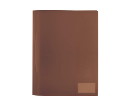 HERMA Chemise à lamelle, PP, A4, brun translucide