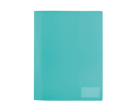 HERMA Chemise à lamelle, PP, A4, turquoise translucide