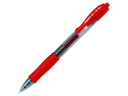 PILOT Stylo roller à encre gel G2 07, rouge