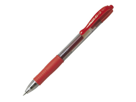 PILOT Stylo roller à encre gel G2 07, rouge