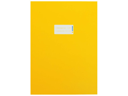 HERMA Protège-cahier, en carton, A4, jaune