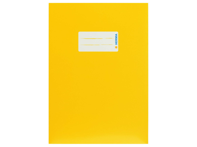 HERMA Protège-cahier, en carton, A5, jaune