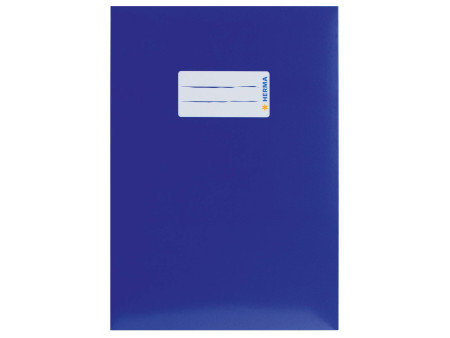 HERMA Protège-cahier, en carton, A5, bleu foncé