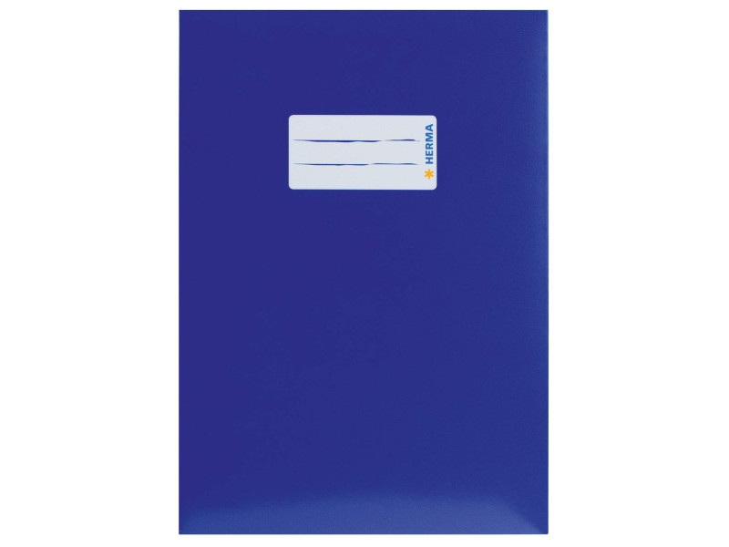 HERMA Protège-cahier, en carton, A5, bleu foncé
