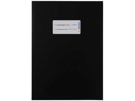HERMA Protège-cahier, en carton, A5, noir