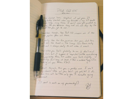 PILOT Stylo roller à encre gel G2 05, noir