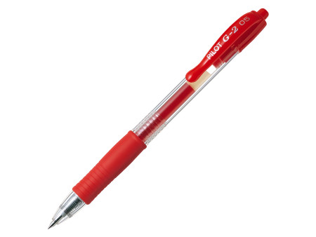 PILOT Stylo roller à encre gel G2 05, rouge