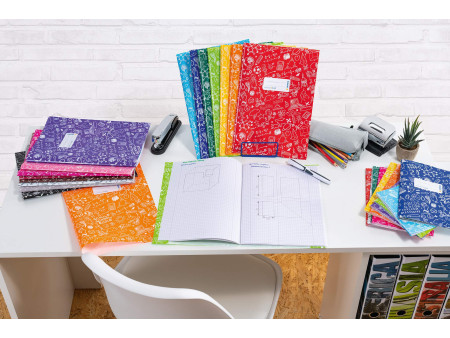 HERMA Protège-cahier Schoolydoo, A5, en PP, set de 5