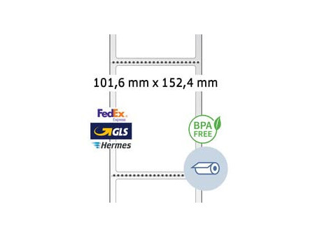 HERMA Etiquettes d'expédition thermiques, 101,6 x 152,4 mm