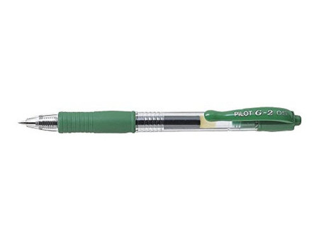 PILOT Stylo roller à encre gel G2 05, vert