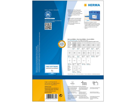 HERMA Étiquette universelle recyclée, 105 x 148 mm