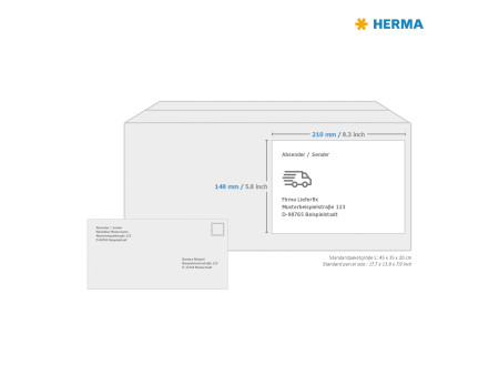 HERMA Étiquette en papier silphie, 210 x 148 mm, brun