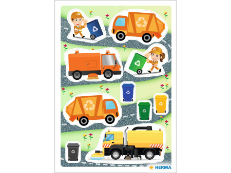 HERMA Sticker DECOR 'Éboueur', en papier