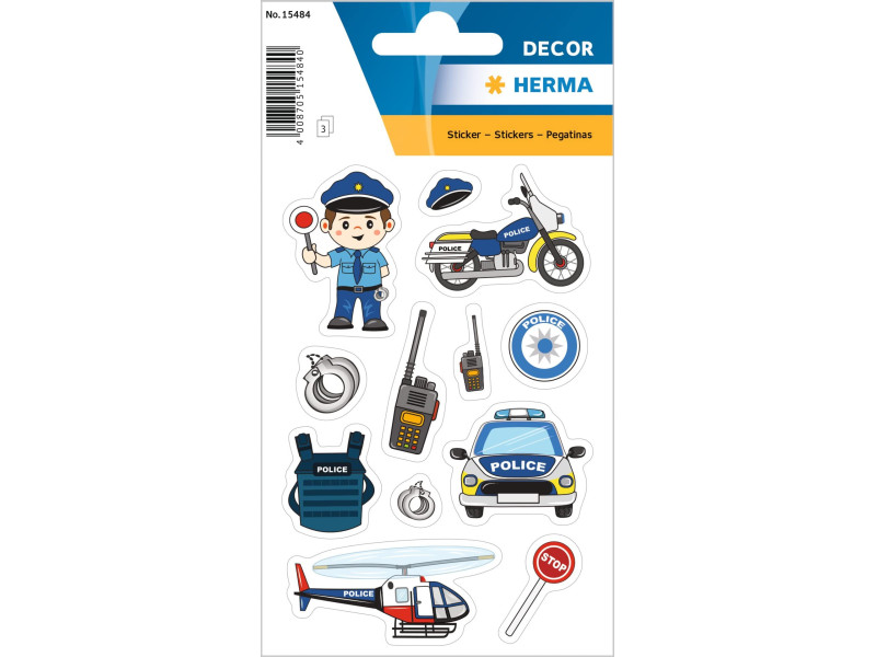 HERMA Sticker DECOR 'Police', en papier