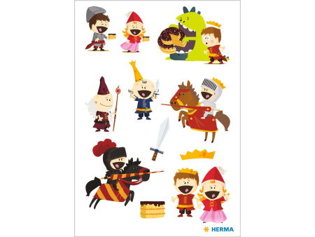 HERMA Sticker DECOR 'petits chevaliers', en papier