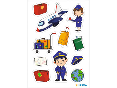 HERMA Sticker DECOR 'Pilote', en papier