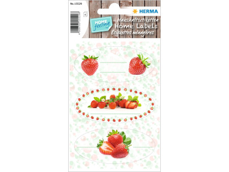 HERMA Étiquette de cuisine HOME 'Fraises', 76 x 35 mm