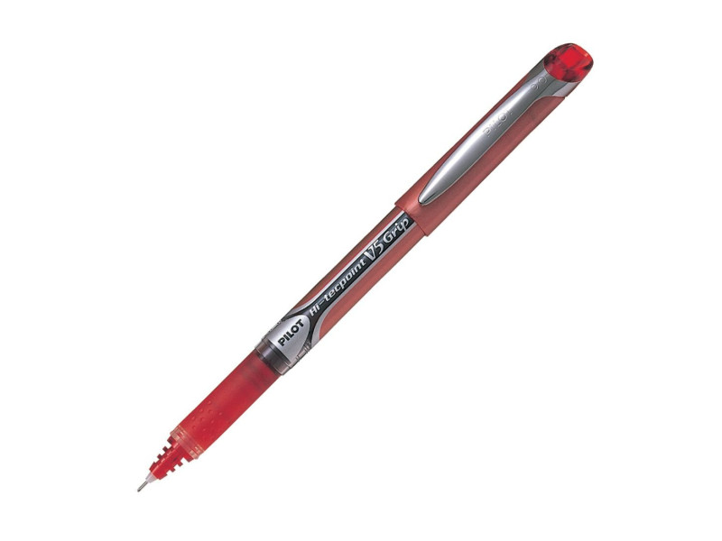 PILOT Stylo roller Hi-Tecpoint V5 Grip, rouge