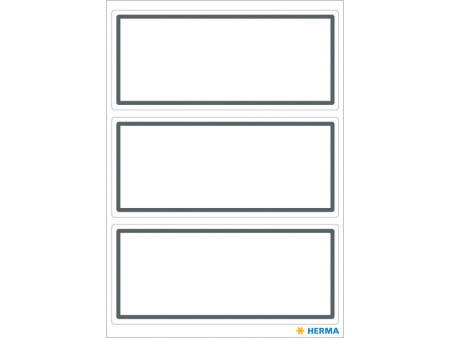 HERMA Étiquette de cuisine HOME, 82 x 36 mm, bord gris