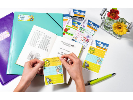 HERMA Étiquette pour livres VARIO 'Crayons', 76 x 35 mm