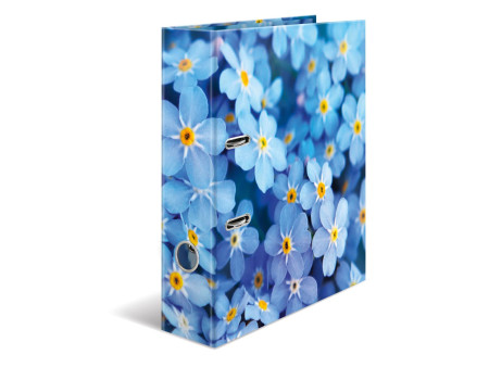 HERMA Classeur à motifs fleurs 'Blue Flowers', A4
