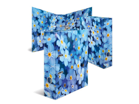 HERMA Classeur à motifs fleurs 'Blue Flowers', A4
