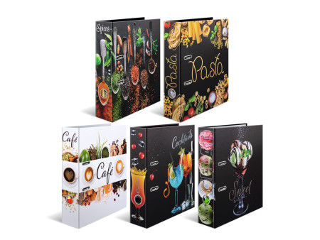 HERMA Assortiment de classeurs à motifs 'Flavors'