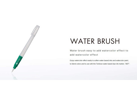 Tombow Pinceau à réservoir d'eau, moyen, blister