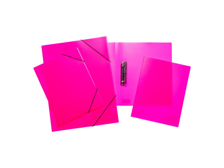 HERMA Chemise à lamelle, en PP, A4, rose fluo