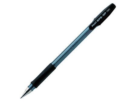 PILOT Stylo à bille BPS-GP, tracé: 0,25 mm (M), noir