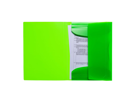 HERMA Chemise à élastiques, en PP, A4, vert fluo
