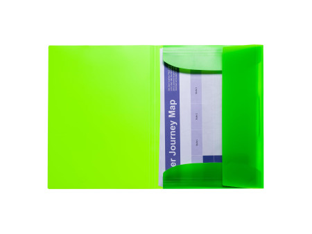 HERMA Chemise à élastiques, en PP, A3, vert fluo