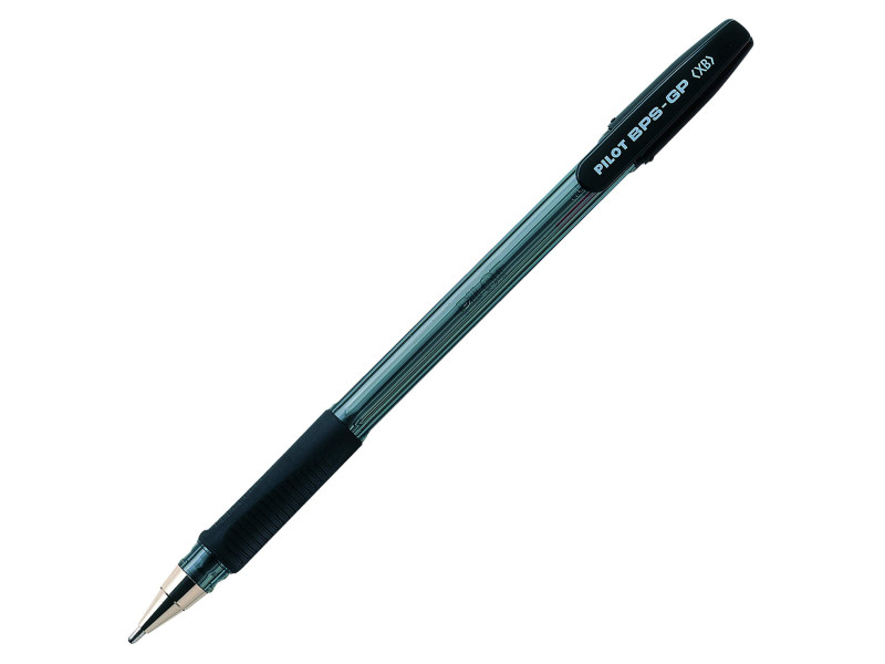 PILOT Stylo à bille BPS-GP, tracé: 0,33 mm (XB), noir