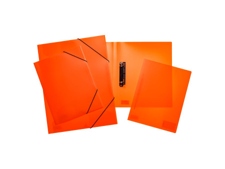 HERMA Classeur à anneaux, A4, 2 anneaux, orange fluo