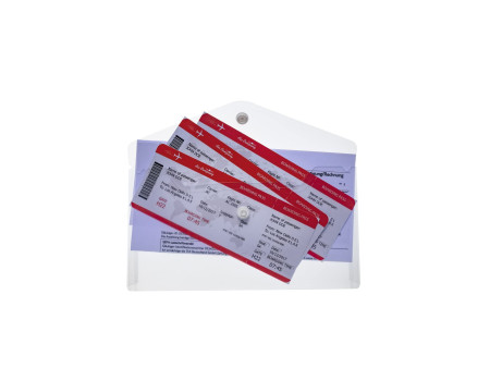 HERMA Pochette à documents, PP, format long, blanc