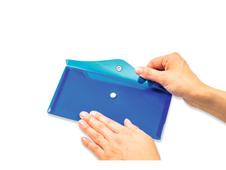 HERMA Pochette à documents, PP, format long, bleu