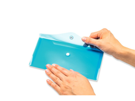 HERMA Pochette à documents, PP, format long, bleu clair