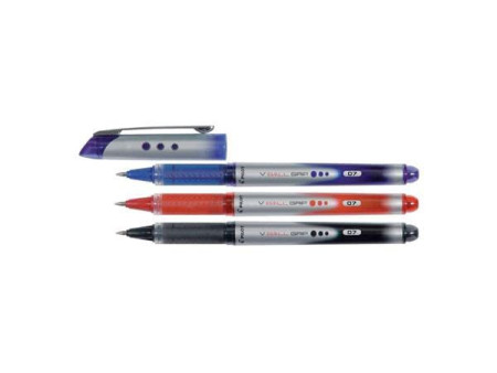 PILOT Stylo roller V-Ball Grip 7, rouge
