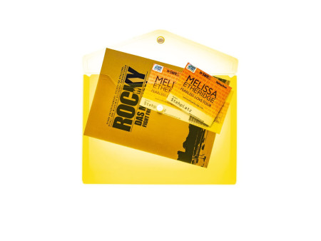 HERMA Pochette à documents, PP, A5, jaune