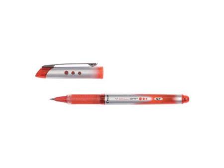PILOT Stylo roller V-Ball Grip 7, rouge